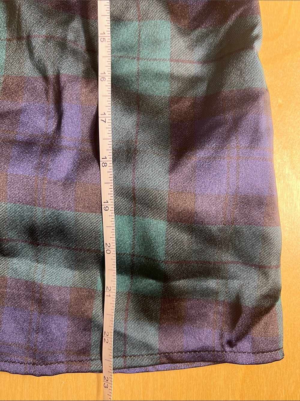 Ann Taylor Navy and Teal Plaid Halter Top size XXSP - Picture 7 of 7